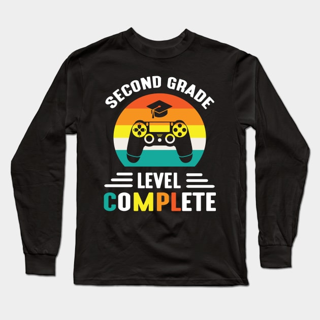 Gamer Student Class Of School Second Grade Level Complete Long Sleeve T-Shirt by bakhanh123